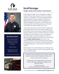 Scott Savage One Page Bio